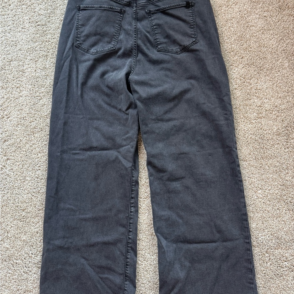 JOE'S Jeans The Mia High Rise Wide Leg Ankle Black Cat Jean Size 32 - Picture 10 of 11